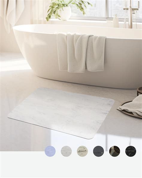 Amazon.com: CozyNook Quick Dry Bath Mat, Super Absorbent Bath Mat ...