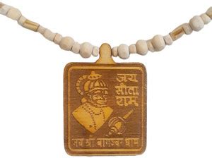 SHRI ASTHA VINAYAK "SRI BHAGESHWAR DHAM" Hanuman Pendant Tulasi Mala ...