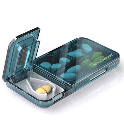 Pill Cutter and Splitter, Cutter Medicine Storage Compartment Box for ...