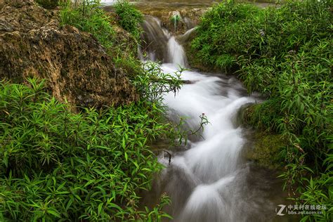 岩石中的小溪流水摄影图片_大图网图片素材