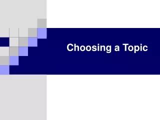 Image result for Choosing Topic