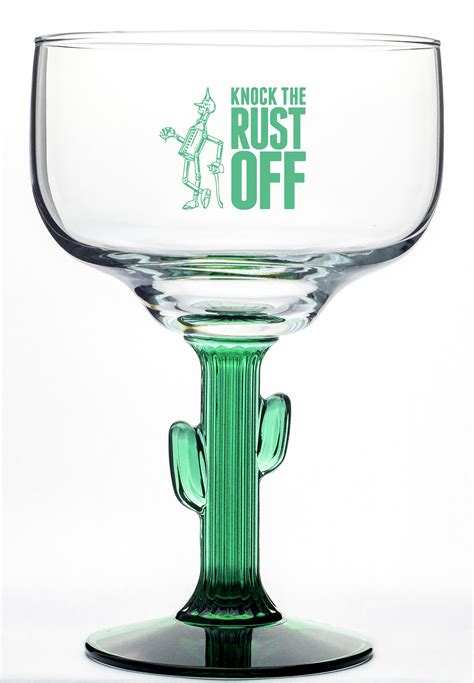 3620JS | 16 Ounce Cactus Stem Margarita Glass | Universal Printing