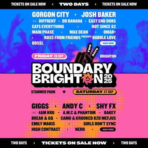 Boundary Brighton 2025, Stanmer Park, Brighton, 26 September to 27 ...
