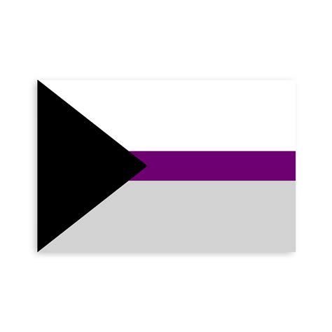 Demisexual Pride Flag Sticker 4"x6"