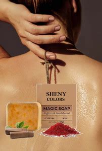 SHENY COLORS The All Skin Types Soaps Sandalwood & Saffron Magic Soaps ...