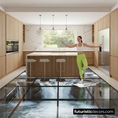 Step into innovation with immersive Digital Screen Kitchen Floors