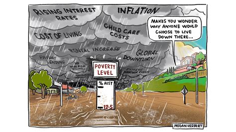 One in eight Australians drowning not waving. cartoon by Megan Herbert ...