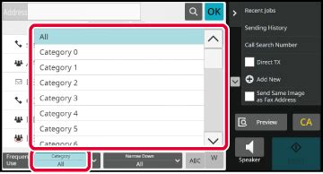 [SCANNER/INTERNET FAX]｜ ADDRESS BOOK SCREEN｜BP-70C65｜06-01_007｜manual ...