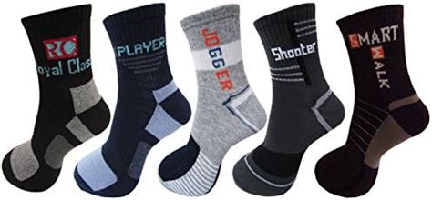 RC. ROYAL CLASS Men's Ankle Length Cotton Multicolored Socks (Pack of 5 ...