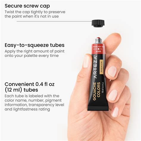 ARTEZA Gouache Paint, 12 Colors, Skin Tones, 0.4 US | Ubuy India