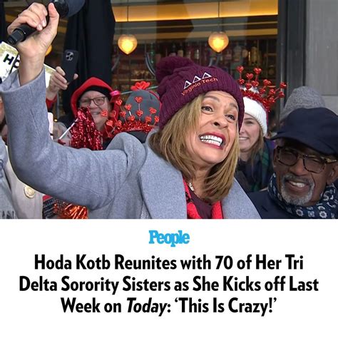 People Magazine | Hoda Kotb's last week at the Today show began on ...
