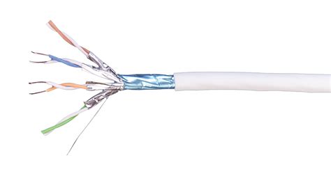 Câble réseau F/FTP 8 x 0.20 mm² CAE F5554SH10 F5554SH10 CAT 6a violet ...