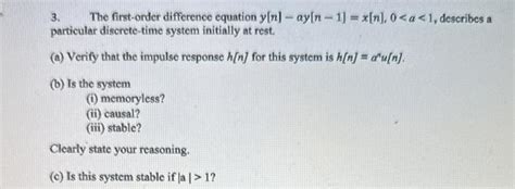 First Order Difference Equation 的图像结果