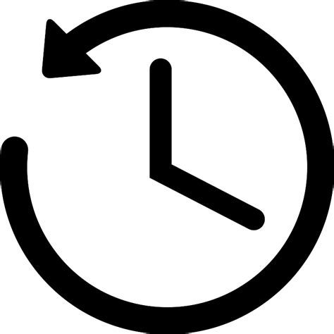 Counterclockwise Rotation Vector SVG Icon - SVG Repo