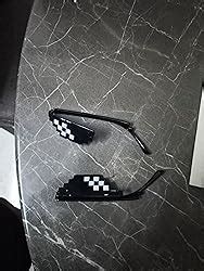 Buy Awestuffs Unisex Non-Polarized Irregular Sunglasses Black Frame ...