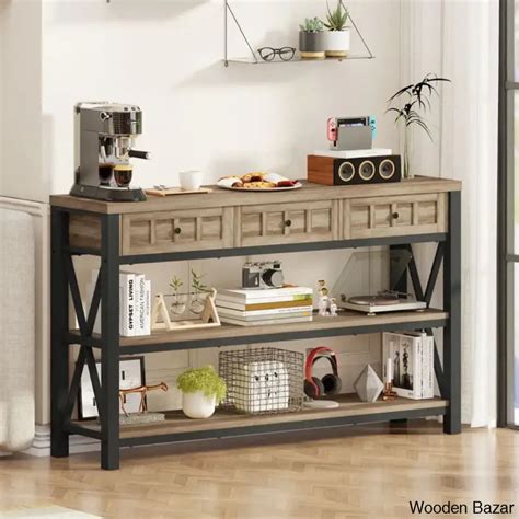 Pandolfo 54.72'' Console Table | Wooden Bazar