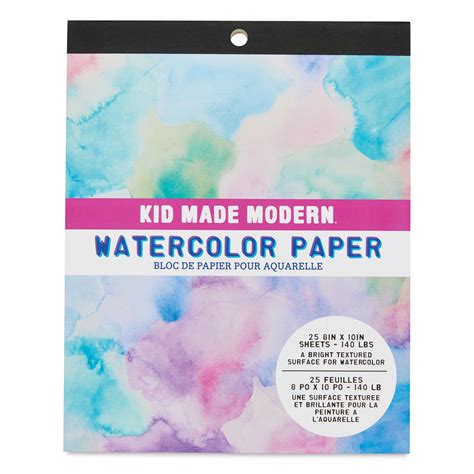Kid Made Modern Watercolor Paper Pad - 25 Sheets | BLICK Art Materials