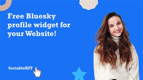 Free Bluesky Profile widget for your Website