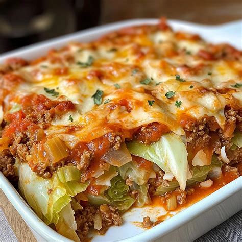 Easy Stuffed Cabbage Roll Casserole – Comfort Food Favorite