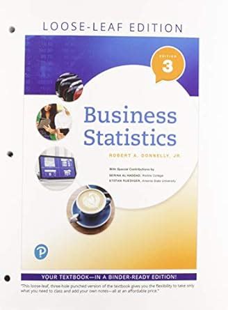 Business Statistics, Value Edition : Donnelly, Robert A., Jr.: Amazon ...