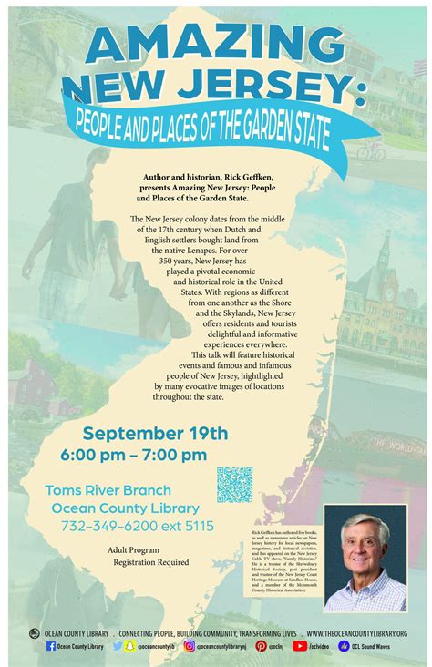Author and Historian, Rick Geffken, presents Amazing New Jersey: People and Places of the Garden ...