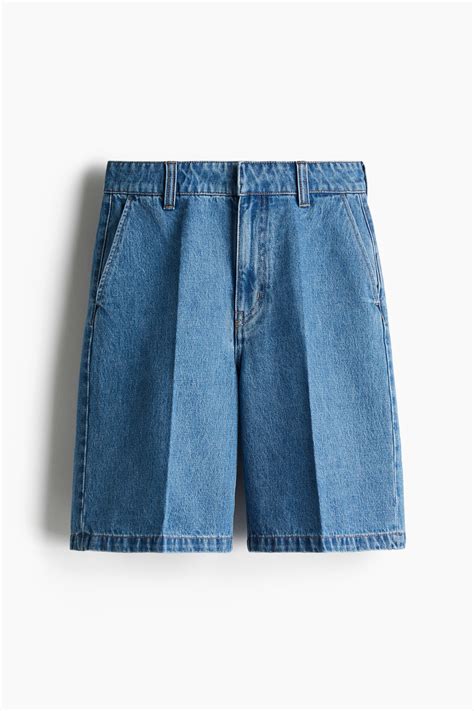 Denim Bermuda Shorts - Denim blue - Ladies | H&M US