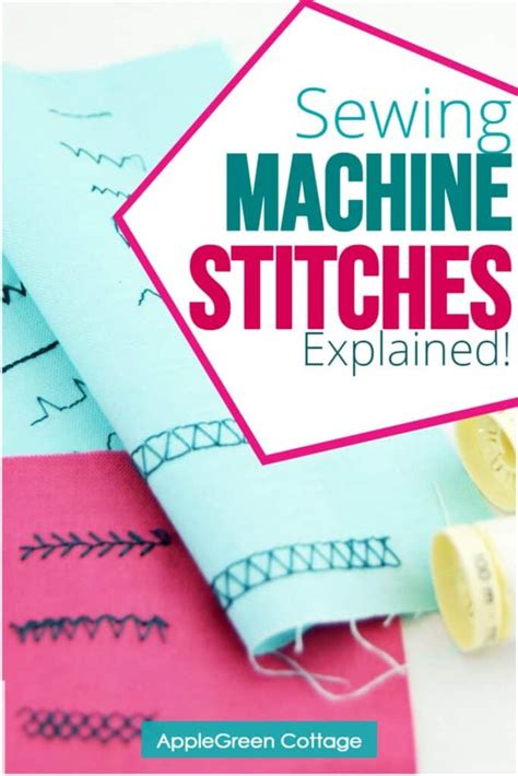 Image result for Sewing Machine Stitch Guide