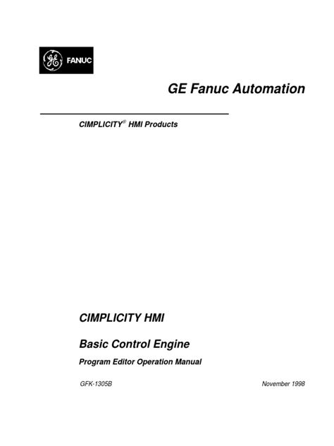 Image result for Cimplicity Program Editor Dialog