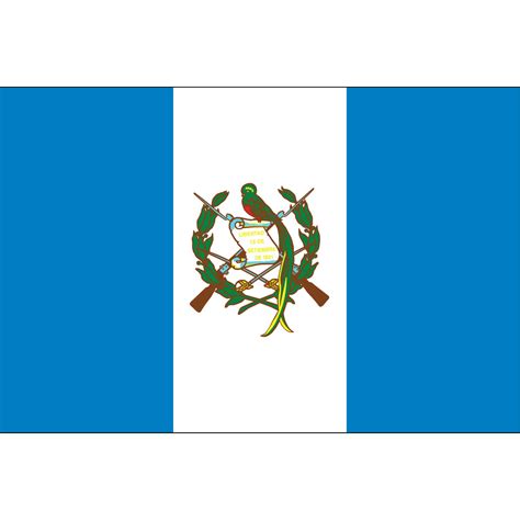 3’x5′ Guatemala with Seal E-Gloss Flag – Majestic Flag Store