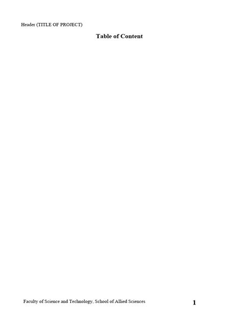 Image result for Project Report Examples