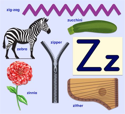 Objects That Start With Z For Kids