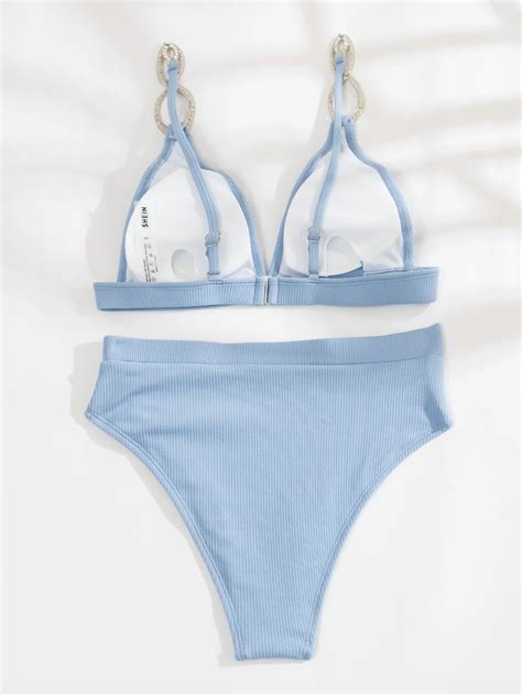 Generic V-Neck Bikinis 2021 High Waist Swimsuits Women Swimwear New ...