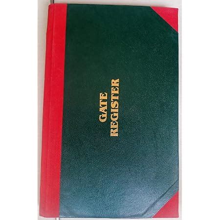 Peeplvalue Gate Register- Visitor Entry Register 100 GSM Paper with ...