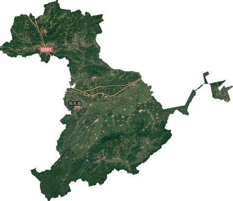 鸡东县高清卫星地图