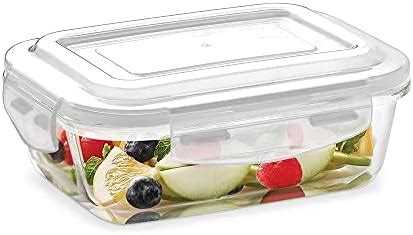 Buy Borosil Klip-N-Store Microwavable Lunch Box Set (Set of 3, 400 ml ...