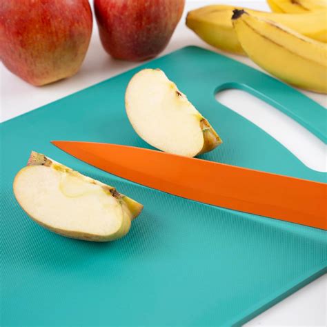 Buy HomeWiz Plastic Cutting Chopping Board with Handle for Vegetable ...