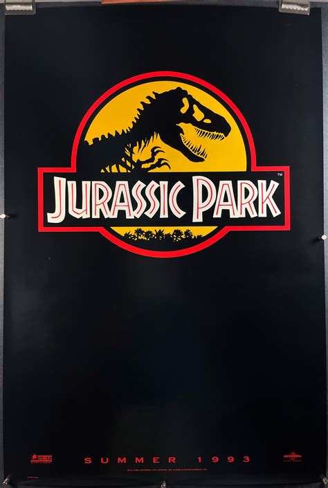 Jurassic Park Original Poster