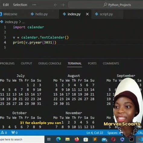 Image result for Python Programming Calendar