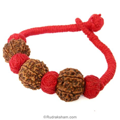 7 Mukhi Rudraksha Wrist Band, Seven Mukhi Bracelet, 7 Mukhi Thread Band ...