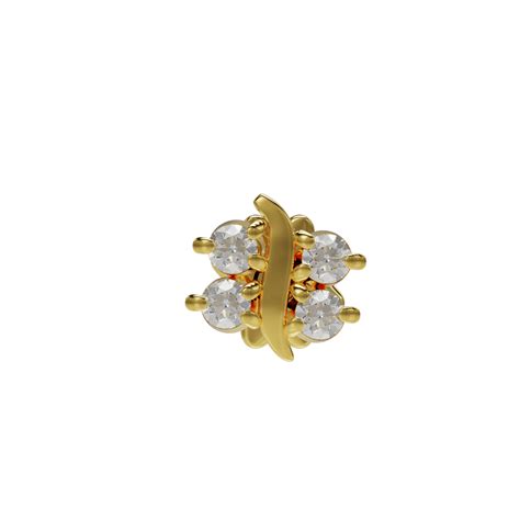 18K Ritu Diamond Nose Stud