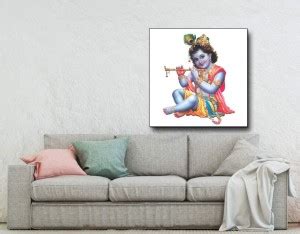 TRAHAS Trahas Radha Krishna Canvas Painting for Living Room, Office ...