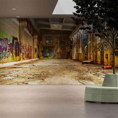 Aesthetic Graffiti Wallpaper - Trendy Wall Covering - Inspire Uplift