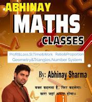 Abhinay Sharma Maths Class Notes & Books PDF: Download