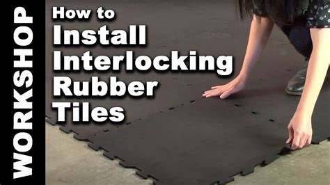 Image result for Interlocking Rubber Tile Installation
