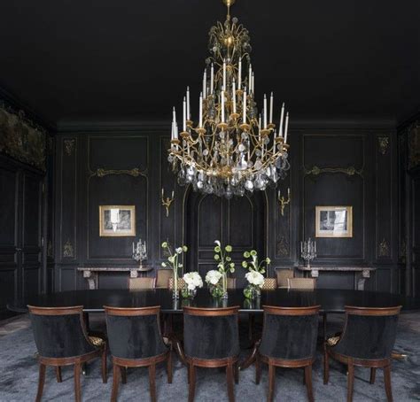 dark dining room