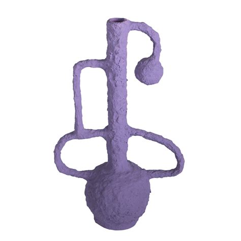 Ball Hanging – Sculptural Paper Mache Vase with Surreal Form