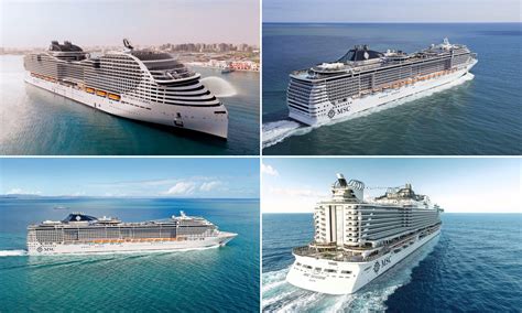 MSC Cruises Ships By Size: Smallest to Largest