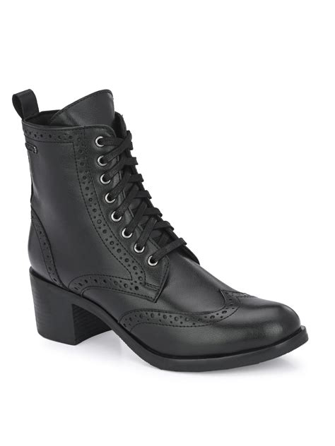 Sydney Women's Ankle Brogue Derby Boots – Delize