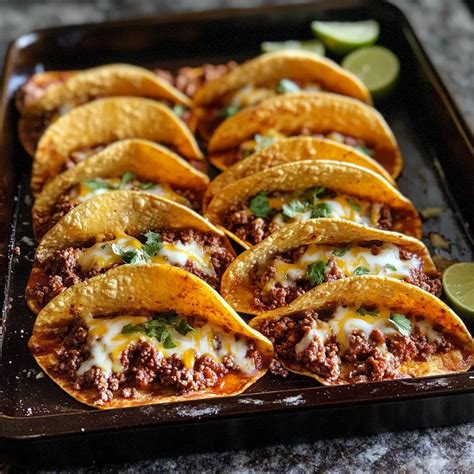 Crispy Beef Tacos - Simple Family Dinner - Cuisine Genial