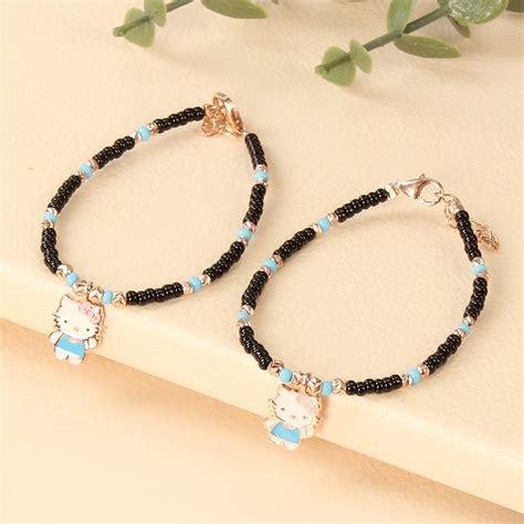 Silver Anklets for Kids – Baby Jewellery | The Velli Shop